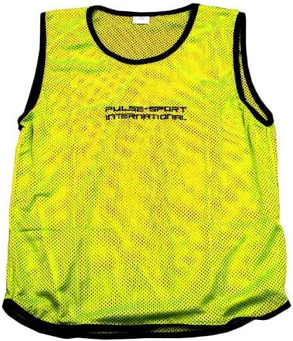 Pulse sports International Training Mesh Bibs Mens Yellow x 1