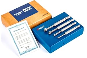 Dasqua 5921-0005 4 delar .125-.500 tum litet hål full boll gage set