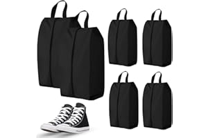 NIZIRIOO Set Di 6 Sacchetti Portascarpe Borsa Per Scarpe Da Viaggio, Scarpe Borse Con Cerniera, Scarpe Impermeabili Da Viaggi Per Scarpe, Vacanze, Borsa Per Separare Scarpe E Vestiti Accessori Da Viaggio