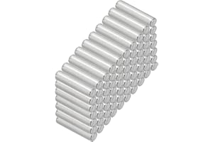 PATIKIL 50Pcs Pasadores Cilíndricos 3 x 12mm, Soportes Cilíndricos para Estantes de Acero Inoxidable 304, Clavija Pasador para Fijar y Conectar Estantes Muebles