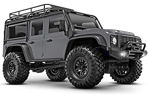 TRAXXAS TRX-4M 1/18 LD Land Rover Defender Scale Crawler argenté avec Batterie/Chargeur 4WD RTR