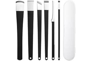 HJZHII 6PCS Ingrown Toenail Tool Pedicure Tool Kit, Stainless Steel Pedicure Sets for Feet Professional Ingrown Toenail Treatment Tools with Storage Box Foot Care for Men Women Nail Feet Care