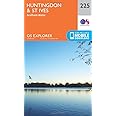Huntingdon & St Ives Map | Grafham Water | Ordnance Survey | OS Explorer Map 225 | England | Walks | Hiking | Maps | Adventure
