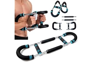 ZMURED Twister Armtrainer, PowerTwist Armtrainer, Verstellbarer Unterarmstärker, Armübungsgeräte, Brusttrainingsgeräte, Tragbarer Federwiderstand für Heimtrainingsgeräte