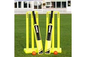 FORTRESS Garden Cricket Set - Available in 3 Sizes | Full Set or Half Set | Lightweight Cricket Equipment