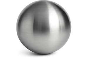 Köhko Dekokugel 3-58 cm (Größe 10 cm) matt aus hochwertigem Edelstahl Gartenkugel Teichkugel Gr. 10 cm