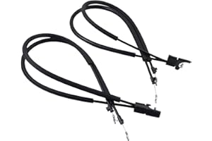 GLOSSY AUTO PARTS Par de cables de inclinación para asiento izquierdo y derecho #1441167 1441166 2 piezas de repuesto para Fusion 2001-2012 para Fiesta MK5 MK6 2001-2008