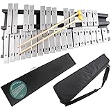 Mr.Power Foldable Glockenspiel Xylophone Vibraphone Percussion Instrument 30NOTES