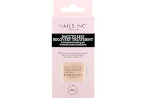 NAILS INC Nails.INC Back to Life Recovery Treatment, 2-in-1 Nagelbehandlung und Basislack, angereichert mit Ölen zur Erneuerung und Reparatur beschädigter Nägel, tierversuchsfrei, vegan