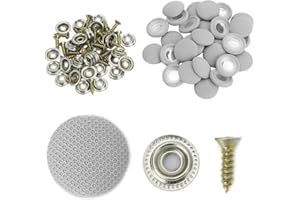 FEEGOW Autodach-Reparatur-Set, 60 Stück/Set, Universal-Autodachschnallen, Reparatur-Headliner Befestigungsstift mit Schrauben, Nagel für alle Autodächer