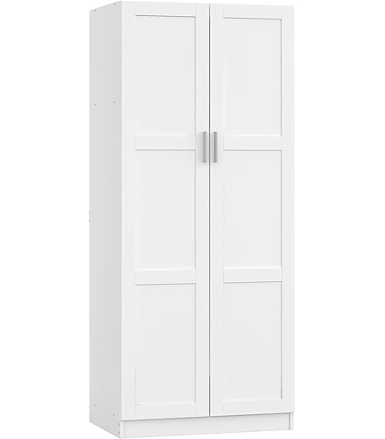 IKEA KLEPPSTAD Wardrobe with 2 Doors, 79x176 cm, White : Amazon.co