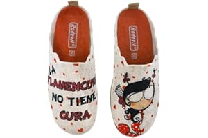 Rodevil Zapatillas Fieltro Estar por casa cómodas Mujer. FLAMENQUILLA originales - Fabricacion española