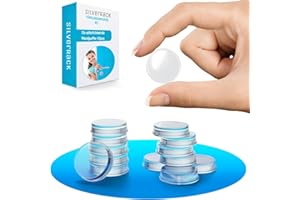 SilverRack® Samoprzylepny stoper do drzwi, 20 mm, przezroczysty [12 sztuk] – odbojnik ścienny jako ochrona ścian i drzwi