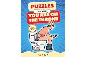 Funny Stocking Stuffers for Adults - Puzzles for When You're on the Throne: Over 150 Riddles and Brain Teasers to Solve on the Toilet | A Silly and Fun Secret Santa Gift for Coworkers and Friends