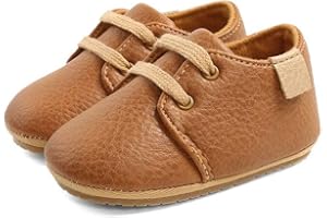 LACOFIA Buty do nauki chodzenia, antypoślizgowe, sznurówki, buty do raczkowania, dla chłopców i dziewczynek, buty dla dzieci