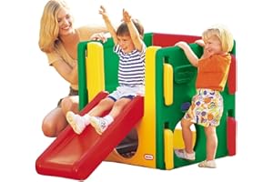 Little Tikes Junior Activity Gym. Climb, Crawl, & Slide, Durable Garden Toy for Kids Indoor or Outdoor Activity. Stable, Kid-Safe Playset, For Kids Aged 18 Months +