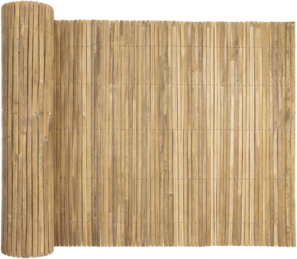 Acomoda Textil – Valla Natural Cañizo de Bambú Partido para Ocultación y Decoración de Ambientes. Rollo Protector Visual y Privacidad para Balcón, Jardín y Patio (1x3 Metros)