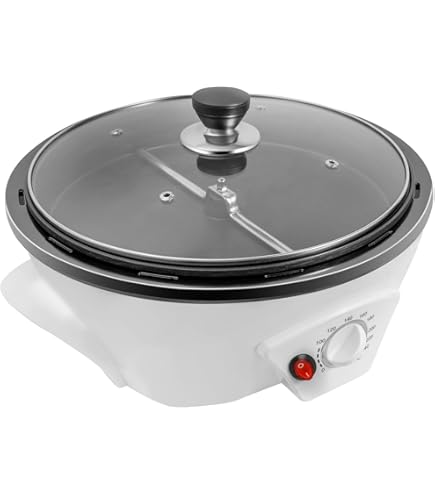 DYVEE Torréfacteur à café à gaz pour torréfaction de café, cafetière à