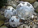 Schöne und dekorative Deko-Kugeln aus Metall gefertigt im 3er-Set 