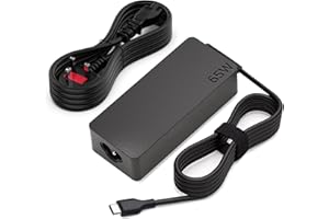 VUOHOEG 65W USB-C Power Supply Charger for Lenovo ThinkPad x1 Carbon T14 T15 T480 T480s T490 T490s T580 T590 X13 X280 X380 X390 E14 E15 E480 E490 E580 E590 L13 L380 L390 L480 P52s Yoga 720 910 920 Chromebook
