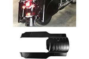 TUINCYN Kit riempimento prolunga per parafango posteriore moto allungato 7 "nero lucido per Harley Touring Road King Street Glide 1996-2008 (confezione da 1)