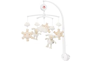Fehn 154610 Karuzela Do Łóżeczka, Beżowy/Biały, 0-5 Miesięcy