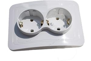 LULIZZIE Podwójne gniazdo ceramiczne podstawa CE 250 V 16 A