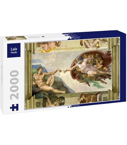 Puzzle 1000 Pezzi - Michelangelo Creazione dell'Uomo - Museum Collection Clementoni