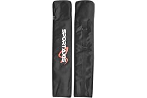 SPORTAXIS Schaumstoffgepolsterte Tasche für Cricketschläger, Schwarz, Standard, Praxis