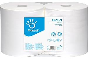 Papernet 402059 Special Bobina Industrial, Celulosa Pura, 2 Capas, 2 Rollos, Blanco