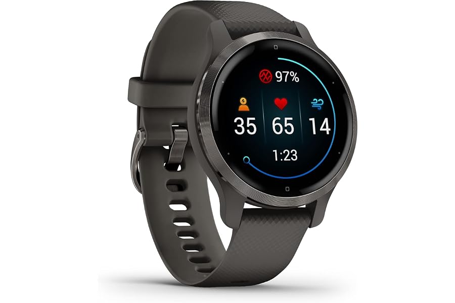 Garmin [renewed] Venu 2S – schlanke GPS-Fitness-Smartwatch mit scharfem 1,1“ AMOLED-Touchdisplay, Gesundheitsfunktionen, über 25 v