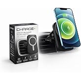 Charge+ MagSafe Ara&ccedil; İ&ccedil;i Kablosuz Şarj Cihazı 15W Hızlı Şarj Manyetik Telefon Tutucu USB-C Uyumlu iPhone 15 14 13 12