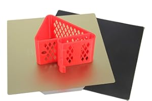 Befenybay - Letto flessibile rimovibile PEI in lamiera magnetica riscaldata, superficie di costruzione, 250 x 250 mm, per stampante 3D (250 x 250 mm)