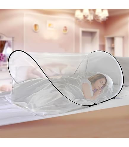 Zanzariera Pop Up Da Viaggio – 200 X 100 X 70 Cm – Pieghevole E Portatile, Installazione Istantanea, Tenda Antizanzare Per Campeggio E Casa