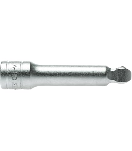 Teng M140023c Verlängerung 75 Mm Für 1/4" Vierkantantrieb – Chrom-Vanadium, Satin-Finish