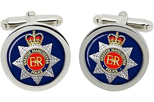 GIFT SHOP Greater Manchester Police Cufflinks in Box