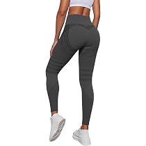 Generico – Leggins 3D Anticellulite Donna, Push Up, Modellanti A Compressione, Senza Cuciture, Vita Alta, Per Fitness E Tutti I Giorni