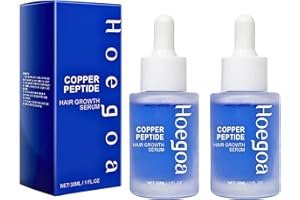 SHEFAVE CopperPeptide Hair Growth Serum & Thickening Serum for Dry, Damaged Hair - Men & Women