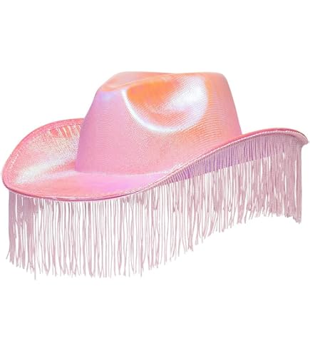 3 Mini Cappelli Da Cowgirl Rosa Con Fascia – Accessori Per Capelli Per Donne E Ragazze – Ideali Per Feste E Carnevale