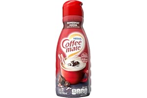 GROCERIESRUS Nestle Coffee mate Peppermint Mocha Liquid Coffee Creamer, 32 fl oz (946ml)