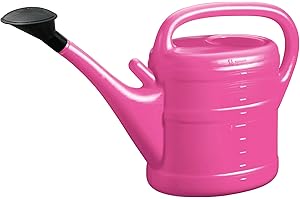 ERHARD-TRADING Arrosoir de jardin coloré 10 l avec douchette (rose)