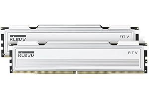 ‎KLEVV KLEVV FIT V 32GB (2x 16GB) DDR5 Gaming RAM 6000MT/s PC5-48000 Unbuffered Non-ECC 1.35V CL30 Memory Kit
