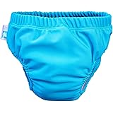 PSS! Pannolini piscina Costume contenitivo bambino Pannolino da nuoto Bambina Costume neonato (L, Azzurro)