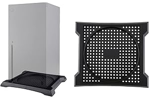 BURSTNINJA Vertikaler Ständer rutschfest Standfuß für Xbox Series X Konsole, mit integrierten Lüftungsschlitze Ständer Basis Konsole Halterung für Xbox Series X