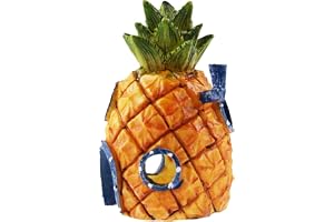 Mumoo Bear Pineapple Cartoon House Home Fish Tank Aquarium Ornament Decorations Escape Hole