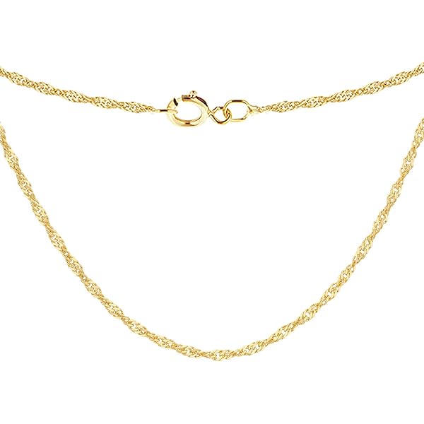 CARISSIMA Dames holle pantserketting 9 K (375) geelgoud 2,2 mm