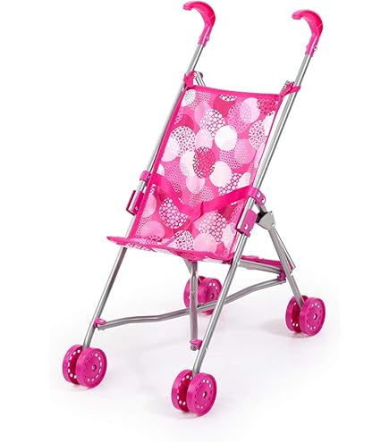 Bayer Design 30585AB Poppenbuggy, opvouwbare dubbele wielen, babypop (30 cm), tas, aankleedkussen, poppenaccessoires