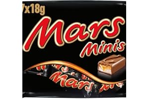 Mars - Minis Barres Chocolat au Lait et Caramel - 17 Minis Barres - Sachet de 333 g