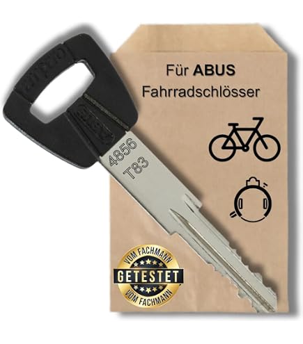 ABUS P82 Fahrradschlssel - Ersatzschlssel Zusatzschlssel auf Ihre  bestehende Schlieung (Code P82 A001 bis C502) : Amazon.de: Baumarkt