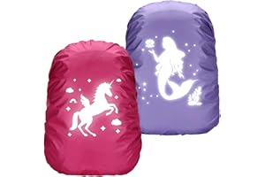 Ycaaeo Zaino impermeabile e riflettente, per ragazze, studenti, attività all'aperto